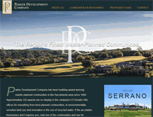 Tablet Screenshot of parkerdevco.com